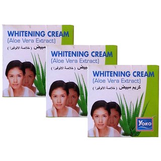                      Yoko Aloe Vera Extract Whitening Cream - 4g Pack Of 3                                              