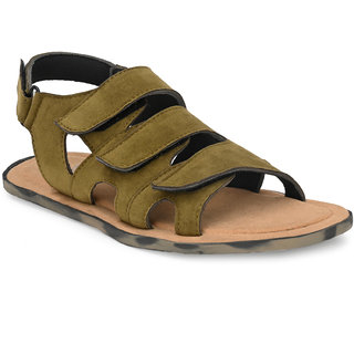Buy Shoegaro olive sandals for men Online 1499 from ShopClues
