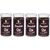 HerbtoniQ 100 Natural Chocolate Clay Powder For Hair Pack And Face Pack  (Pack of 4, 800 Grams)