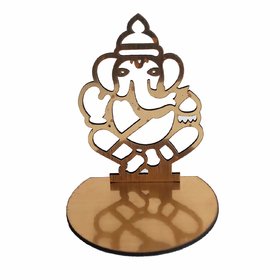 Decorative Handmade Metal Shadow Ganesha Candle Holder/Stand for Pooja, Decorative Showpiece  Gift Item 4x3 Ganesha