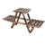 onlinecraft wooden decor rack (ch1271) brown