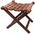 onlinecraft wooden stool (ch1276) brown