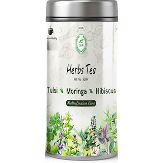                       Agri Club Herbs Tea Tulsi +Moringa Hibiscus (50gm)                                              