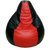 Home Berry Large Teardrop Bean Bag Cover (Without beans) (Red, Black)