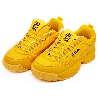 Buy FILA 2 MEN RUNNING AND TRAINING SHOES (YELLOW) Online @ from ShopClues