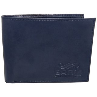                       Gargi Men Blue Artificial Leather Wallet                                              