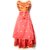 Chic Designs Red Long Anarkali Gown Partywear