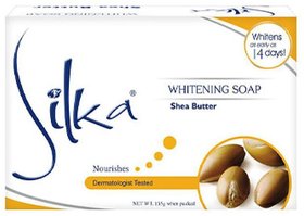Silka Whitening Soap Shea Butter 135g (IMPORTED - Product of Philippines)