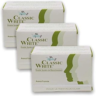 Buy Classic White Skin Whitening Soap Pack of 3 85g Each Online