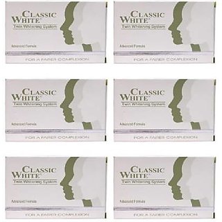                       Classic White Skin Whitening Soap For Radiant Skin -85 Grams (PACK OF 6)                                              