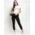 Vivient Women White Meow Printed Crop Top