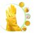 Eastern Club Rubber Hand Gloves Reusable Free Size For Washing, Cleaning Kitchen Garden Pair Of-5
