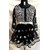 lucknowi chikan chiffon short frock