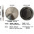 Shiraz Stainless Steel Chakla Belan