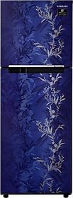 Samsung 253 L Frost Free Double Door 2 Star (2020) Refrigerator  (Mystic Overlay Blue, RT28T30226U/NL)