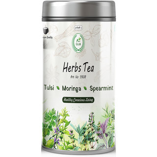                       Agri Club Herbs Tea Tulsi+ Moringa + Spearmint (50 GM)                                              