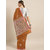 Vastranand Brown Silk Blend Woven Design Banarasi Saree