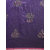 Vastranand Purple & Silver-Toned Silk Blend Woven Design Banarasi Saree