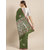 Vastranand Olive Green Silk Blend Woven Design Banarasi Saree