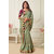 Granthva Fab Designer Light Green Silk Embroidered Saree with Blouse Piece