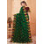 Granthva Fab Designer Green Silk Embroidered Saree with Blouse Piece