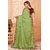 Granthva Fab Designer Green Silk Embroidered Saree with Blouse Piece