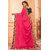 Granthva Fab Designer Pink  Silk Embroidered Saree with Blouse Piece