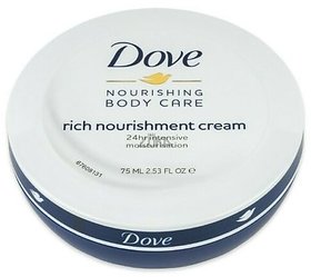 Dove Rich Nourishment Cream - 75ml (Pack Of 2)