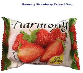 Harmony Strawberry Soap For Whitening And Fairness  (75 g)