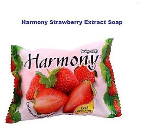 Harmony Strawberry Soap For Skin Lightening And Anti blemishes  (75 g)