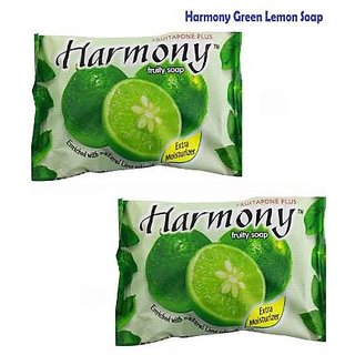                       Harmony Green Lemon Soap  (2 x 75 g)                                              