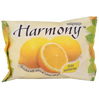                       Harmony Lemon Fruity Soap - 75g (Pack Of 5)                                              