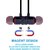 Lazywindow Sports Magnetic Wireless Bluetooth Earphone for Calling with Built-in Mic