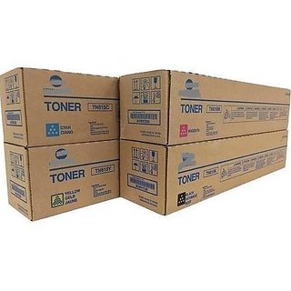Konica Minolta TN 615 Toner Cartridge Pack Of 4 ( Black, Cyan, Magenta and Yellow)