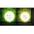 Aseenaa LED Night Lamp of Sunflower Emoji Combo with On-Off Switch  Colour  Green And Yellow  Set of 2