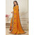 Hirvanti Fashion Designer Yellow Silk Embroidered Saree with Blouse Piece
