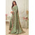 Hirvanti Fashion Designer Light Green Silk Embroidered Saree with Blouse Piece