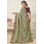 Hirvanti Fashion Designer Light Green Silk Embroidered Saree with Blouse Piece