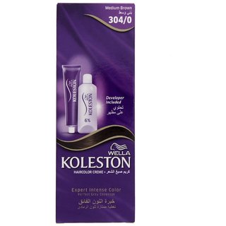 Wella Koleston Hair Colour Creme 304/0 Medium Brown 50ml