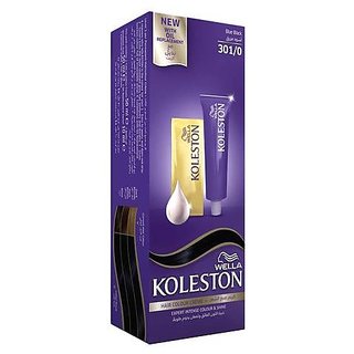                       Wella Koleston Hair Color Creme 301/0 Blue Black (Pack Of 2)                                              