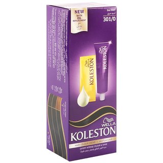                      Wella Koleston Hair Color Cream Blue Black 301/0                                              