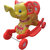OH BABY'' BABY  PLASTIC musical elephant WITH ROCKING FUNCTION AND RUNNING RIDEO ON  WITH AMAZING COLOR FOR YOUR KIDS Fi