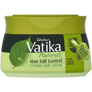 Dabur Vatika Naturals Hair Fall Control Styling Hair Cream - 140ml