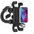Bontech Motorcycle Phone Holder with USB Charger Bike Mobile Charger Fast Charging Bike Mobile Holder (Black)