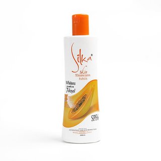                       Silka Skin Whitening Papaya Lotion 200g (Pack Of 1)                                              