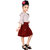 Clobay knife pleated skirt and top for girls