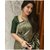 Green Silk Saree with Beautiful Rich Pallu and jacquard work