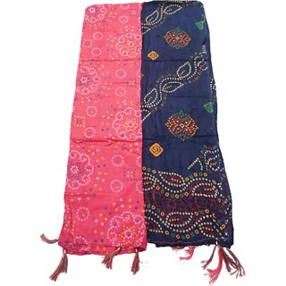 Women's and Girl's Cotton Dupatta Combo Of 2