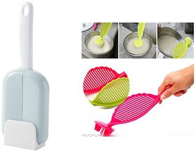 Rice Spoon with Holder and Rice Washing Strainers