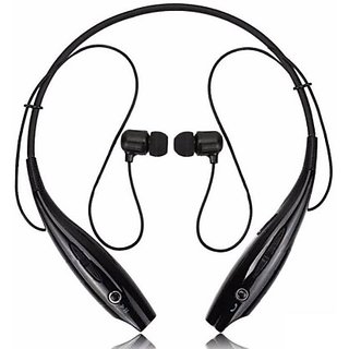 Acromax HBS-730 Neckband Wireless Bluetooth Waterproof Headset (Black)
